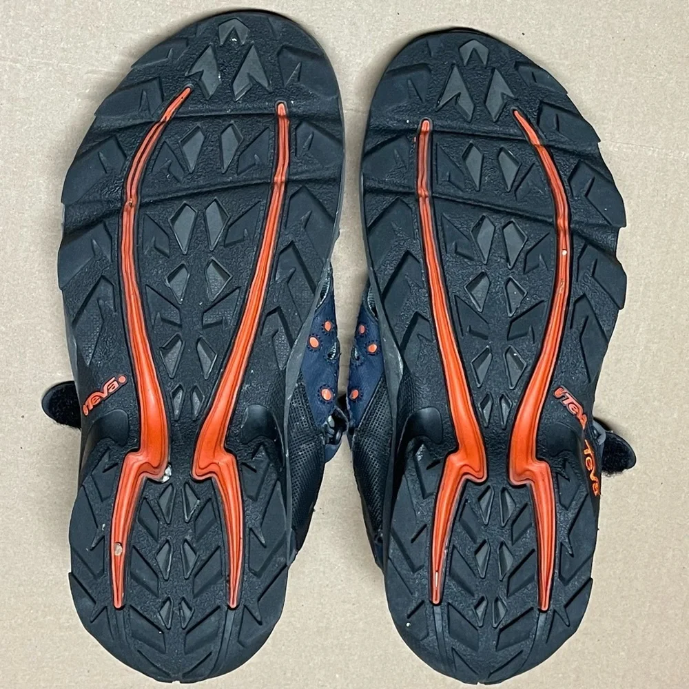 Men’s Teva Sport Sandals S/N 6735 Size 10 / EU 43 Navy Blue/Orange